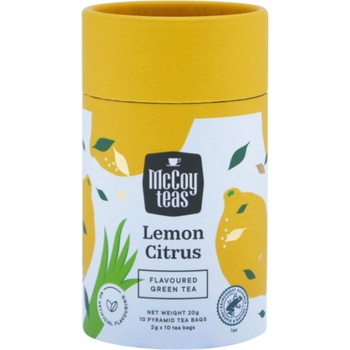 McCoy Teas Lemon Citrus pyramidové čaje v dóze 10 x 2 g