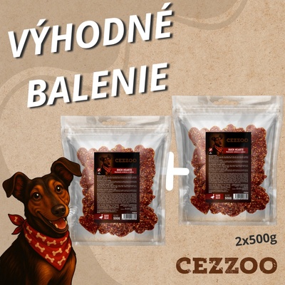 Cezzoo Duck Hearts 1 kg