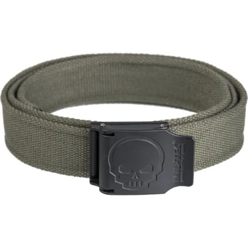 Image 1 of Mil-Tec Колан с череп, маслиненозелен, 4 см (13171501)
