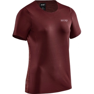 CEP Dámske tričko SS Dark Red