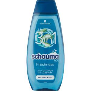 Schauma Шампоан Schauma Men 3 в 1 Морски минерали + алое вера 400 мл