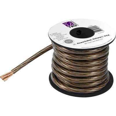 Tru Components 1567038 ukostrovací kábel 1 x 25 mm² čierna 5 m