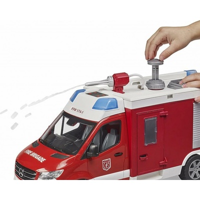 Bruder 2680 Hasičský vůz MB Sprinter se světelným a zvukovým modulem