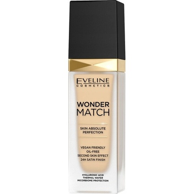 Eveline Cosmetics Wonder Match dlhotrvajúci tekutý make-up s kyselinou hyalurónovou 30 Cool Beige 30 ml