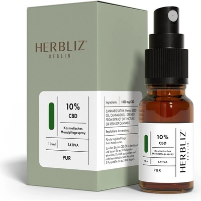 Herbliz Classic CBD Konopný olej 10% Full Spectrum 10 ml