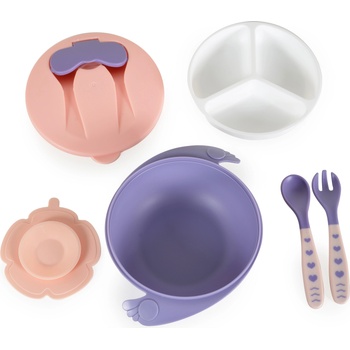 Cangaroo Комплект за хранене Cangaroo - Jelly, розов (110046)