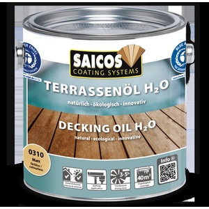 Saicos Decking Oil H2O 0310 Безцветно - Екстериорно масло на водна основа 2.5л (7024)