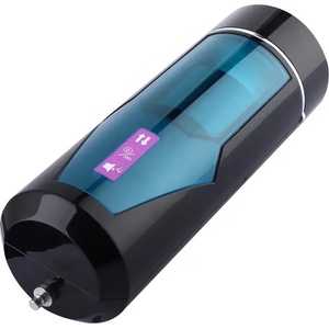HiSmith HSA51 Thrusting Masturbation Cup with 9 Frequency Vibration KlicLok