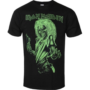 Iron Maiden One Colour Eddie Тениска с къс ръкав Black M (IMTEE107MB02)