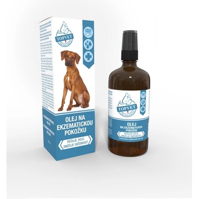 Topvet Olej na ekzematickou pokožku pro psy 100 ml