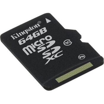 Kingston microSDHC 64GB SDC Class 10X10-64GBB