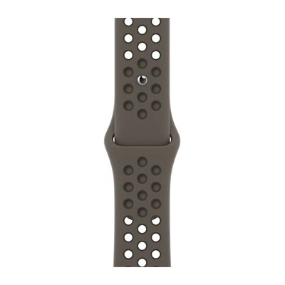 Apple Watch 41mm Midnight Olive Gray/Cargo Khaki Nike Sport Band - Regular ML873ZM/A