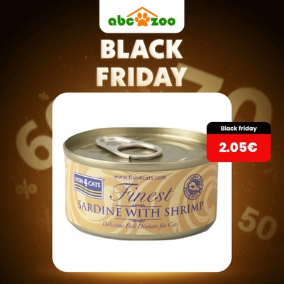 Fish4Cats Finest sardinkou a krevetami 70 g