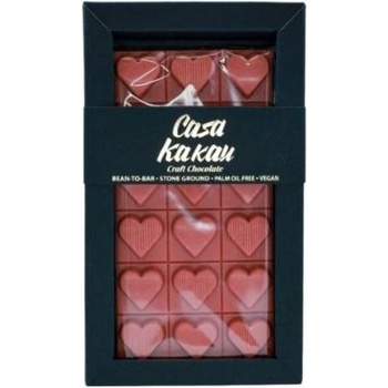 CASA KAKAU Casa бял с малина и ягода сърца