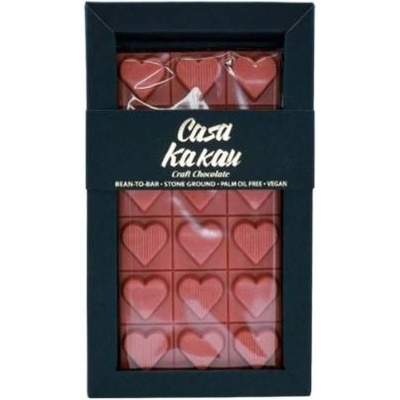 CASA KAKAU Casa бял с малина и ягода сърца