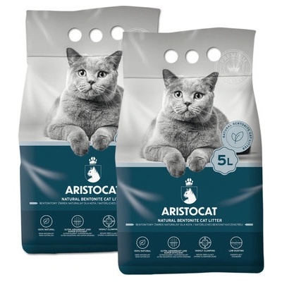 ARISTOCAT Bentonite Plus Prírodné bentonitové stelivo pre mačky 2 x 5 l