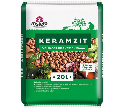 Rosteto Keramzit 8-16 mm 20 l