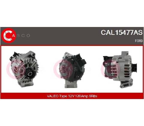 CASCO Alternátor CAL15477AS