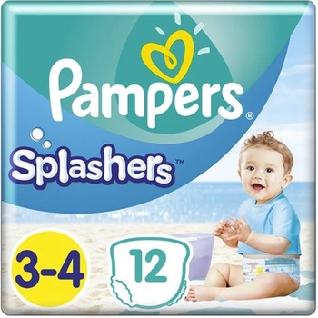 Pampers Splashers бански 3-4 Midi, гащички, 12бр (8001090698346)