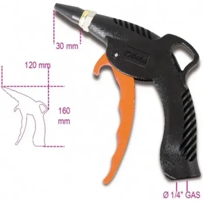 BETA TOOLS Обдухвател с гумен накрайник - 1949BC, Beta Tools (019490022)