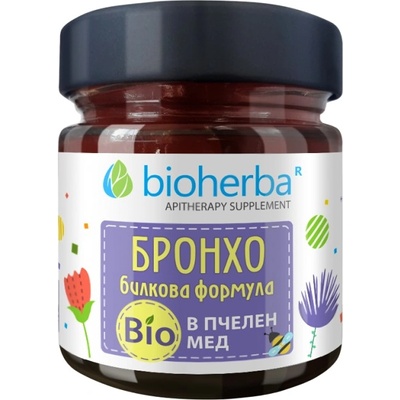 Bioherba Bio Honey | Broncho Herbal Formula [280 грама]