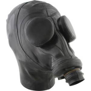Mister B Russian Gasmask with Hood and Eyecaps Black S/M