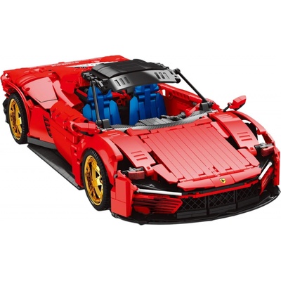 Ramiz sada sportovních autíček R/C 1958ks Červená