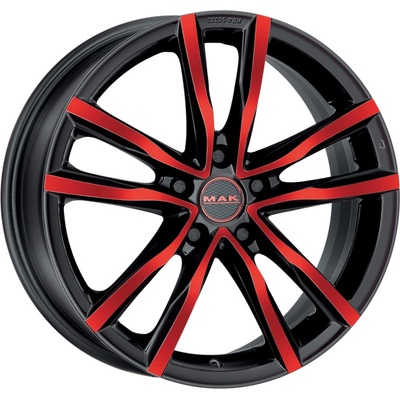 MAK MILANO 7x18 5x114,3 ET45 black & red