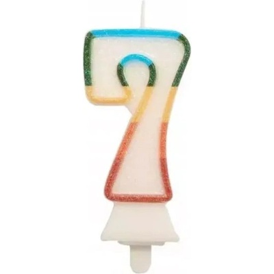 Godan Цветна свещ 8.5 см - 7 (sw-cbb7)