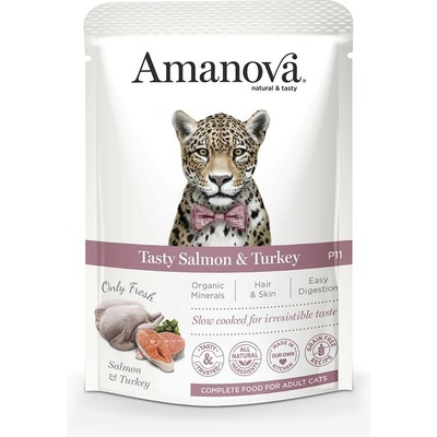 Amanova Cat Salmon Turkey GF 85 g