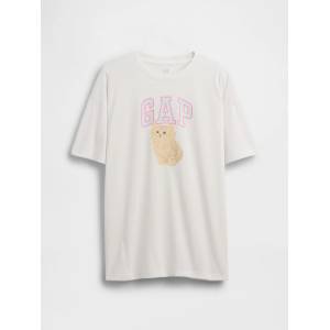 GAP Детска oversize пижамна тениска с лого GAP GAP | Mnogotsveten | Момичешки | 6