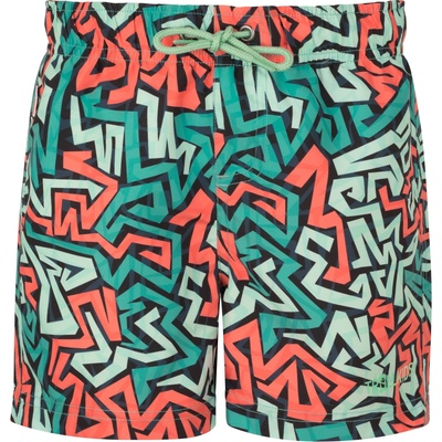 Trollkids Детски бордшорт Trollkids Kid's Haukland Shorts Boardshorts - Radiant Red / Blue Coral - размер 152 (EU) (750-2498-0518)