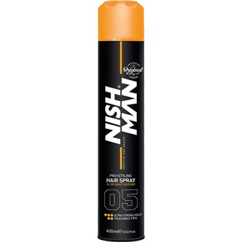 Nishman Hair Spray 05 Ultra Strong Hold lak na vlasy 400 ml