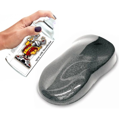 SuperGrey extra výrazná metalická farba v spreji: 400ml