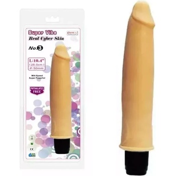 Image 1 of Пенис вибратор от кибер кожа, супер изработка, 26см. - Super Vibe (CHARM00074)