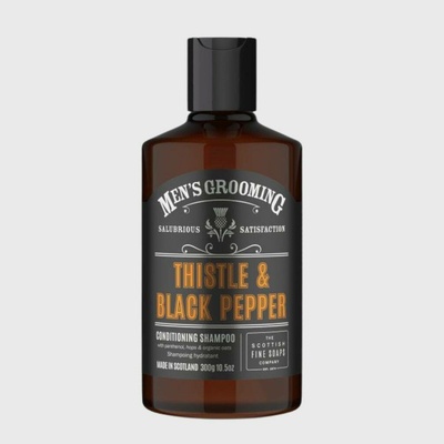 Scottish Fine Soaps Thistle & Black Pepper ostropestřec & černý pepř vyživující šampon pro muže 300 ml
