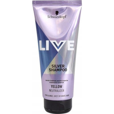Schwarzkopf Live Silver Shampoo šampon na vlasy neutralizující žlutý 200 ml