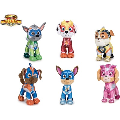 Mikro trading Tlapková patrola Super Mighty Pups mix druhů 19 cm