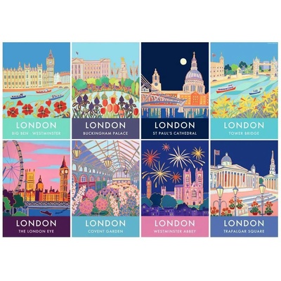 Ravensburger - Puzzle Vintage London - 1 000 piese