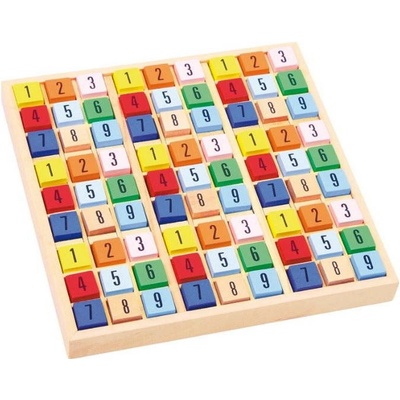 Farebné drevené sudoku