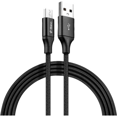 Ttec Data кабел ttec AlumiCable XL USB-A - Micro USB Charge/Data Cable, 2.0, 200cm - Черен