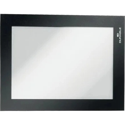 DURABLE Informačný panel, A6, samolepiaci, DURABLE "DURAFRAME", fekete