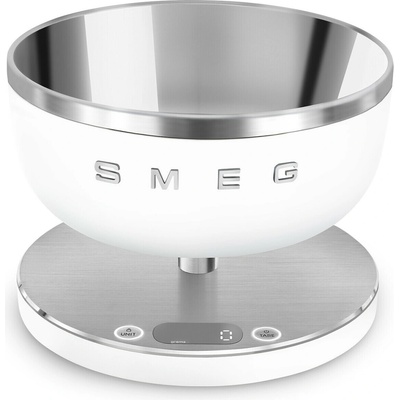 Smeg Digitální kuchyňská váha KSC01, bílá KSC01WHMWW