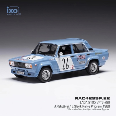 IXO Lada 2105 VFTS Rally Příbram 1986 26 Rakottyai Slávik 1:43