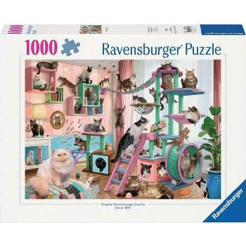 Ravensburger Пъзел Ravensburger от 1000 части - Райското котешко дърво (12000875)