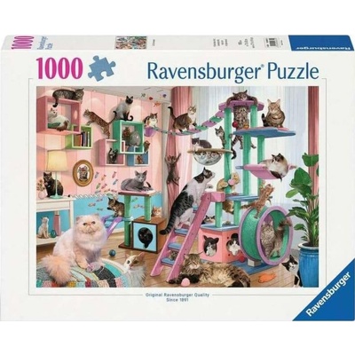 Ravensburger Пъзел Ravensburger от 1000 части - Райското котешко дърво (12000875)