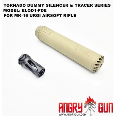 Angry Gun Angry Gun QD tlumič TORNADO pro AR15/M4/416 Písková