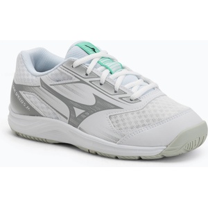 Mizuno Детски обувки за волейбол Mizuno Cyclone Speed 5 white/black/frozen emerald