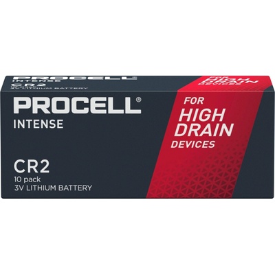 Duracell Батерия литиева индустриална cr2 3v 10 бр. в опаковка procell intense duracell /цена за 10 бр. батерии/ (procell-cr2-int-10pk)