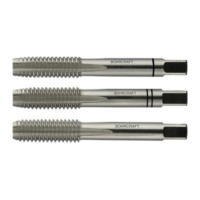 BOHRCRAFT ruční závitník-sada HSSG DIN352 Whitworth závit W 1“